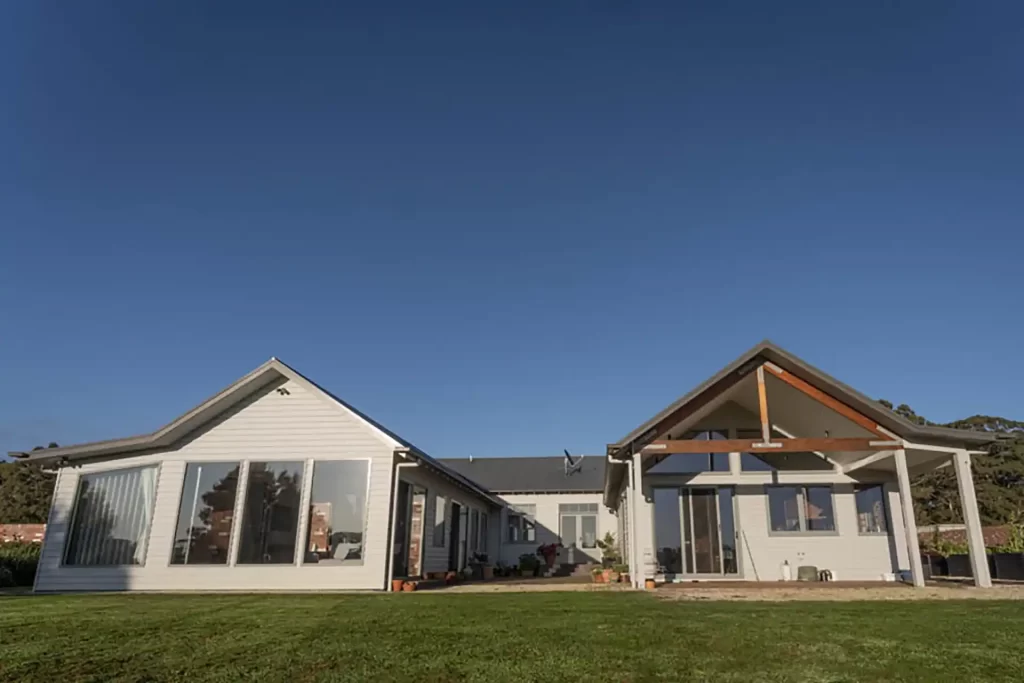 External real estate photograph of a house